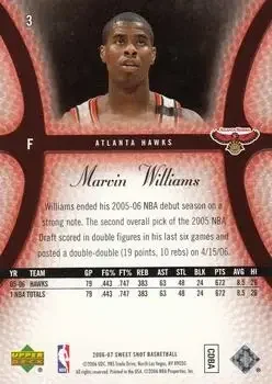 Back of Marvin Williams