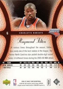 Back of Raymond Felton