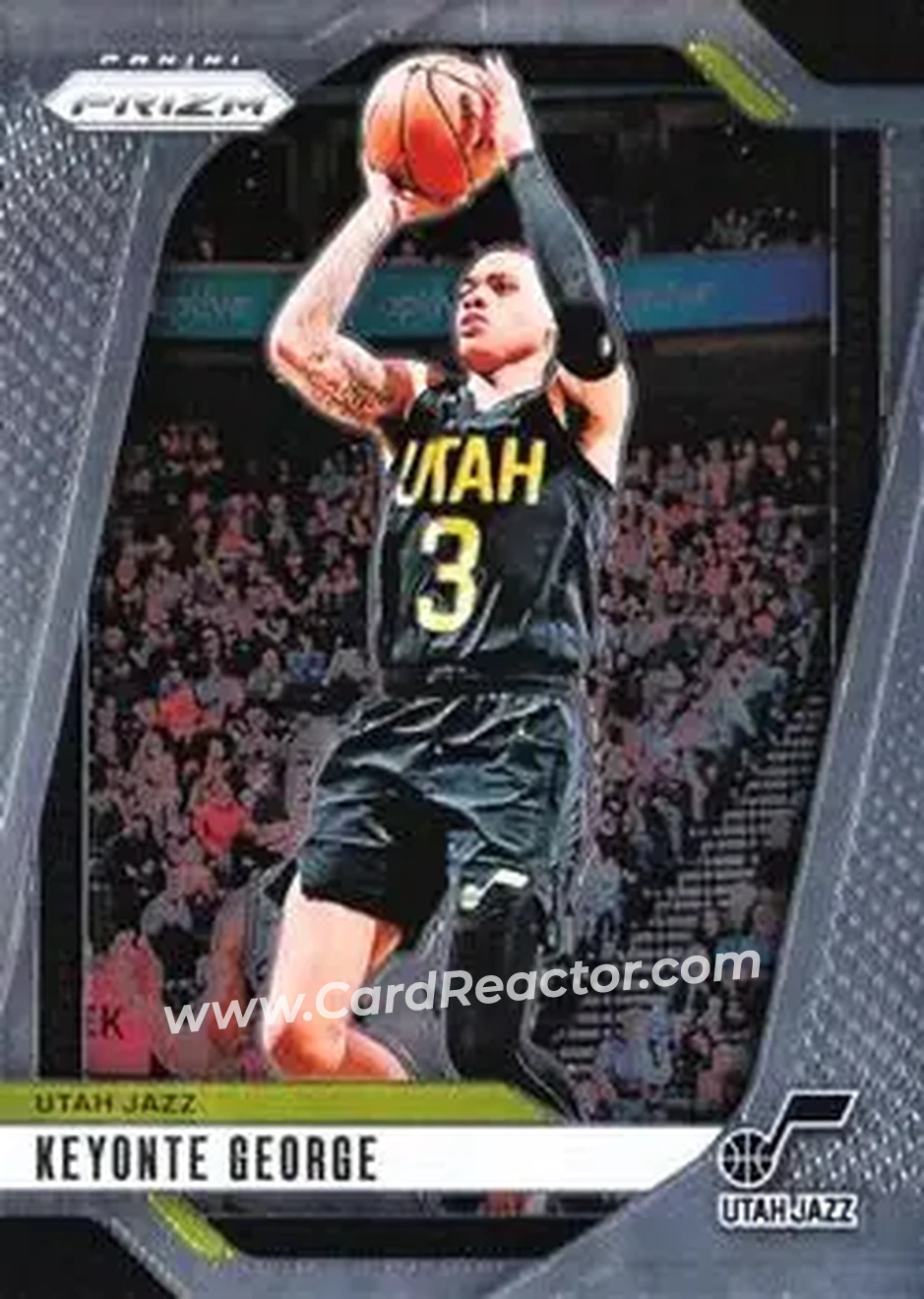 2024-25 Panini Prizm #87 - Keyonte George - Utah Jazz - Front 2024-25 Panini Prizm #87 - Keyonte George - Utah Jazz - Front