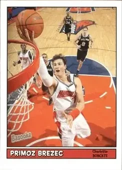 2005-06 Bazooka #6 - Primož Brezec - Charlotte Bobcats