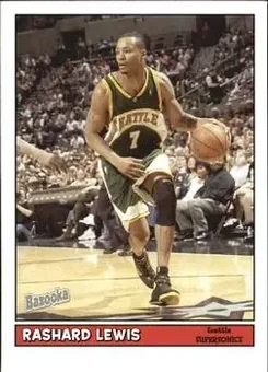 2005-06 Bazooka #7 - Rashard Lewis - Seattle SuperSonics