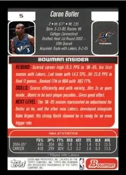 Back of Caron Butler