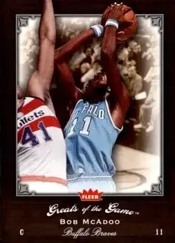 2005-06 Fleer Greats of the Game #4 Bob McAdoo