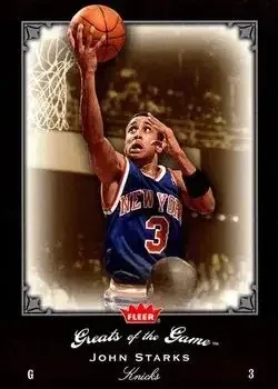 2005-06 Fleer Greats of the Game #6 John Starks