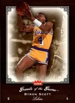 2005-06 Fleer Greats of the Game #7 Byron Scott