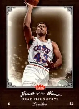 2005-06 Fleer Greats of the Game #8 Brad Daugherty