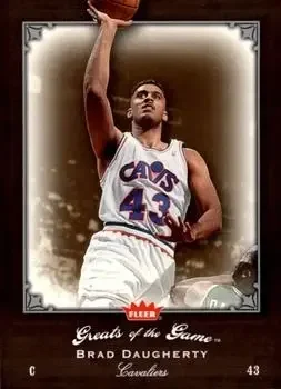 2005-06 Fleer Greats of the Game #8 Brad Daugherty