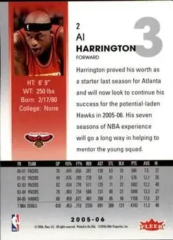 Back of Al Harrington