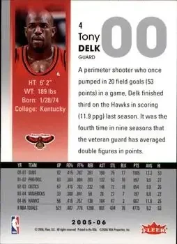 Back of Tony Delk