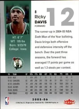 Back of Ricky Davis
