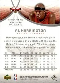 Back of Al Harrington