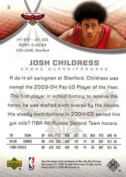 Back of Josh Childress