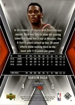 Back of Kareem Rush
