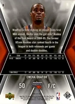 Back of Emeka Okafor