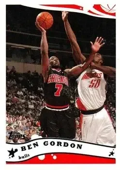 2005-06 Topps #7 Ben Gordon