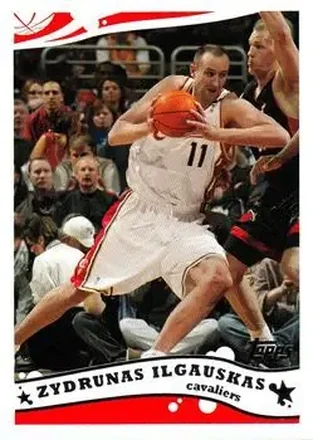 2005-06 Topps #37 - Zydrunas Ilgauskas - Cleveland Cavaliers 2005-06 Topps #37 - Zydrunas Ilgauskas - Cleveland Cavaliers