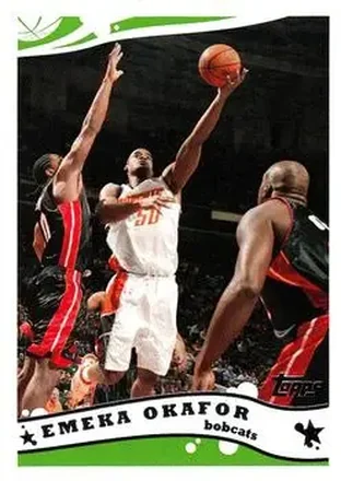 2005-06 Topps #50 - Emeka Okafor - Charlotte Bobcats
