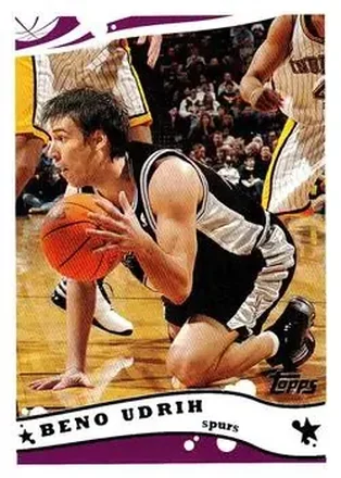 2005-06 Topps #52 - Beno Udrih - San Antonio Spurs 2005-06 Topps #52 - Beno Udrih - San Antonio Spurs