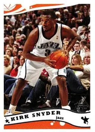 2005-06 Topps #76 - Kirk Snyder - Utah Jazz