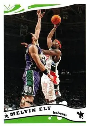 2005-06 Topps #78 - Melvin Ely - Charlotte Bobcats 2005-06 Topps #78 - Melvin Ely - Charlotte Bobcats