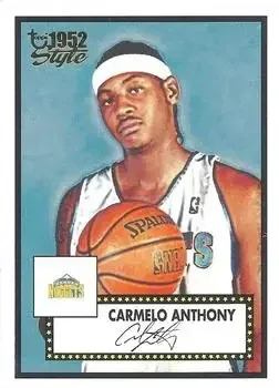 2005-06 Topps 1952 Style #6 Carmelo Anthony