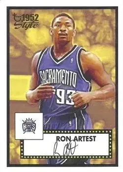 2005-06 Topps 1952 Style #8 Metta World Peace