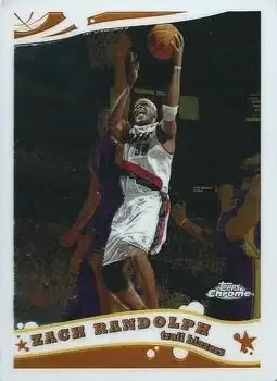 2005-06 Topps Chrome #5 Zach Randolph