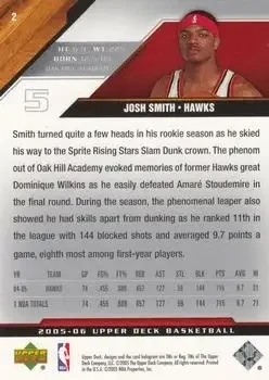 Back of Josh Smith