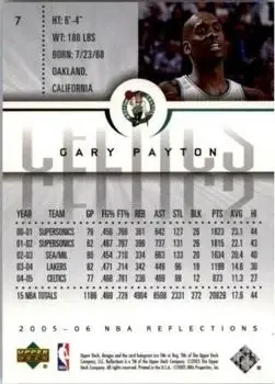 Back of Gary Payton