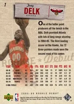 Back of Tony Delk