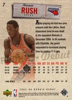Back of Kareem Rush