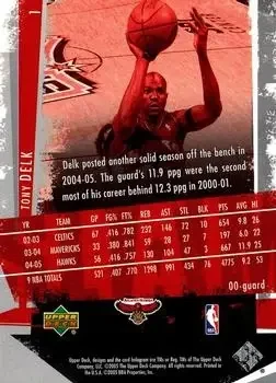 Back of Tony Delk