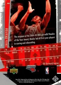 Back of Emeka Okafor