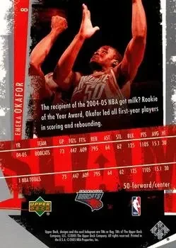 Back of Emeka Okafor