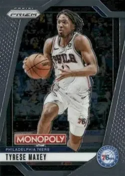 Front of Tyrese Maxey