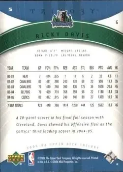Back of Ricky Davis