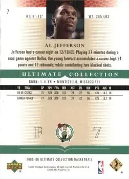 Back of Al Jefferson