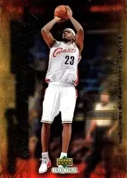 2004 Upper Deck Collectibles LeBron James Freshman Season #7 LeBron James