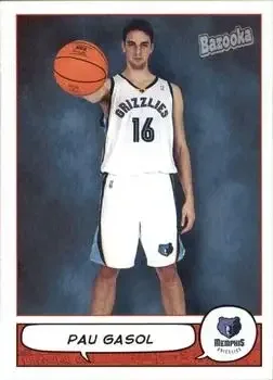 2004-05 Bazooka #7 Pau Gasol
