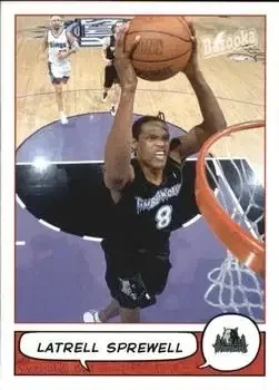 2004-05 Bazooka #8 Latrell Sprewell