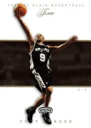 2004-05 Flair #4 Tony Parker