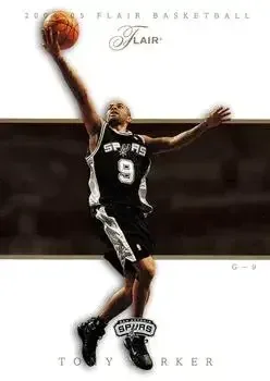 2004-05 Flair #4 Tony Parker