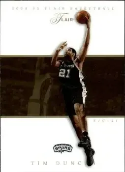 2004-05 Flair #10 Tim Duncan
