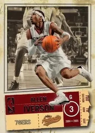 2004-05 Fleer Authentix #1 Allen Iverson