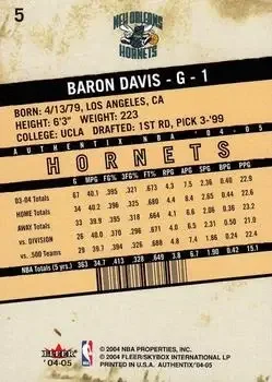Back of Baron Davis