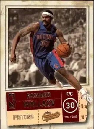 2004-05 Fleer Authentix #6 Rasheed Wallace