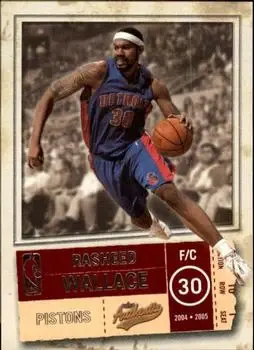 2004-05 Fleer Authentix #6 Rasheed Wallace