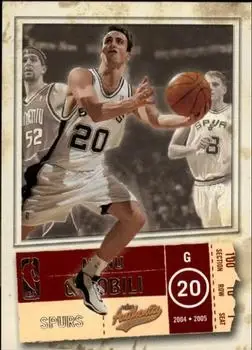 2004-05 Fleer Authentix #7 Manu Ginóbili