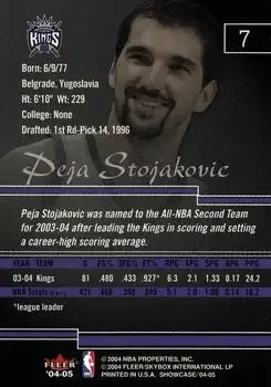 Back of Peja Stojaković