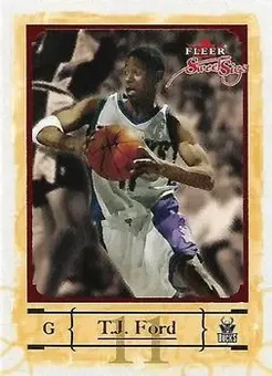 2004-05 Fleer Sweet Sigs #3 - T.J. Ford - Milwaukee Bucks